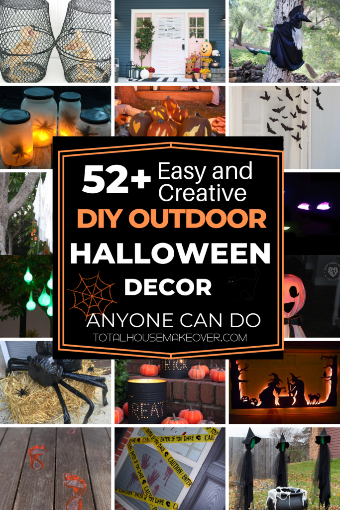 Outdoor halloween decorations are easy to make, and can be done by anyone at any age. These outdoor diy projects will help you create the perfect spooky atmosphere for trick-or-treating this year! If you're looking for some last minute decoration ideas or want something fun to do with your kids before they go off trick-or-treating, these projects are sure to please. You'll have a great time making them as well as enjoying the finished product!